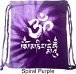 Mens Yoga Bag OM Mani Padme Hum Tie Dye Bag