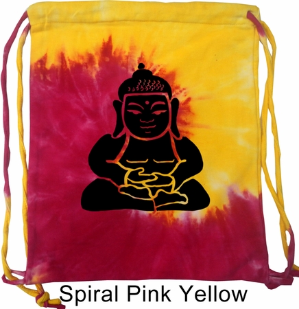 Mens Yoga Bag Shadow Buddha Tie Dye Bag