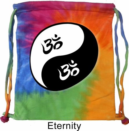 Mens Yoga Bag Yin Yang AUM Tie Dye Bag