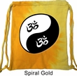 Mens Yoga Bag Yin Yang AUM Tie Dye Bag