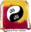 Mens Yoga Bag Yin Yang AUM Tie Dye Bag