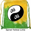 Mens Yoga Bag Yin Yang AUM Tie Dye Bag