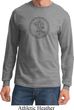 Mens Yoga Circle Ganesha Black Print Long Sleeve