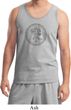 Mens Yoga Circle Ganesha Black Print Tank Top