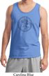 Mens Yoga Circle Ganesha Black Print Tank Top