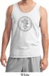 Mens Yoga Circle Ganesha Black Print Tank Top