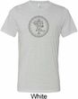 Mens Yoga Circle Ganesha Black Print Tri Blend T-shirt