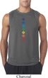 Mens Yoga Diamond Chakras Sleeveless Shirt