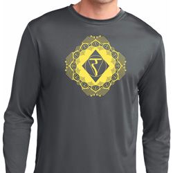 Mens Yoga Diamond Manipura Dry Wicking Long Sleeve