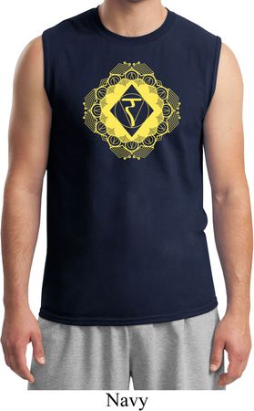 Mens Yoga Diamond Manipura Muscle Shirt