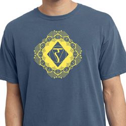 Mens Yoga Diamond Manipura Pigment Dyed Tee