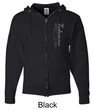 Mens Yoga Full Zip Hoodie Tadasana Mountain Pose