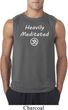 Mens Yoga Heavily Meditated with OM Sleeveless Shirt
