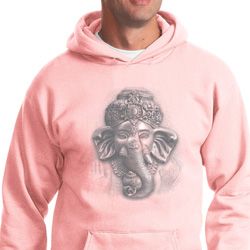 Mens Yoga Hoodie 3D Ganesha Lights Hoody