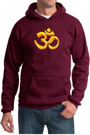 Mens Yoga Hoodie 3D OM Hoody