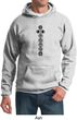 Mens Yoga Hoodie 7 Chakras Black Print Hoody