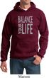 Mens Yoga Hoodie Balance Your Life Hoody