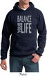 Mens Yoga Hoodie Balance Your Life Hoody