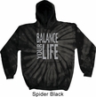 Mens Yoga Hoodie Balance Your Life Tie Dye Hoody