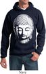 Mens Yoga Hoodie Big Buddha Head Hoody