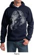 Mens Yoga Hoodie BIG Ganesha Profile Hoody