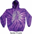 Mens Yoga Hoodie BIG Ganesha Profile Tie Dye Hoody