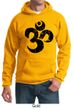 Mens Yoga Hoodie Black Distressed OM Hoody