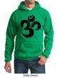 Mens Yoga Hoodie Black Distressed OM Hoody