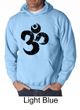 Mens Yoga Hoodie Black Distressed OM Hoody