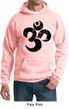 Mens Yoga Hoodie Black Distressed OM Hoody