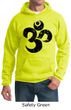 Mens Yoga Hoodie Black Distressed OM Hoody