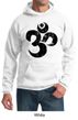 Mens Yoga Hoodie Black Distressed OM Hoody