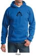 Mens Yoga Hoodie Black Namaste Lotus Hoody