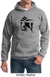 Mens Yoga Hoodie Black Tibetan Om Hoody
