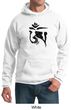 Mens Yoga Hoodie Black Tibetan Om Hoody