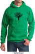 Mens Yoga Hoodie Black Tree of Life Hoody