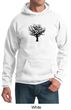 Mens Yoga Hoodie Black Tree of Life Hoody