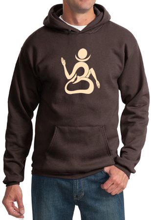Mens Yoga Hoodie Body OM Hoody