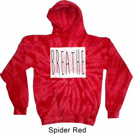 Mens Yoga Hoodie Breathe Tie Dye Hoody