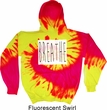 Mens Yoga Hoodie Breathe Tie Dye Hoody