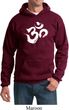Mens Yoga Hoodie Brushstroke Aum Hoody