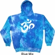 Mens Yoga Hoodie Brushstroke Aum Tie Dye Hoody