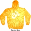 Mens Yoga Hoodie Brushstroke Aum Tie Dye Hoody
