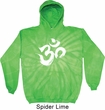 Mens Yoga Hoodie Brushstroke Aum Tie Dye Hoody