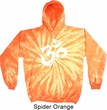 Mens Yoga Hoodie Brushstroke Aum Tie Dye Hoody