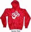 Mens Yoga Hoodie Brushstroke Aum Tie Dye Hoody