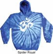 Mens Yoga Hoodie Brushstroke Aum Tie Dye Hoody