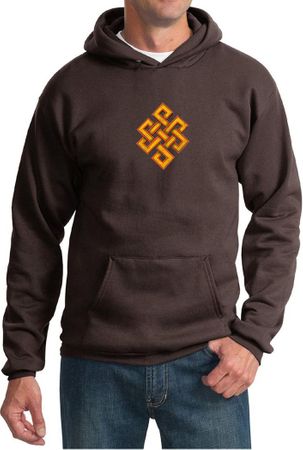 Mens Yoga Hoodie Endless Knot Hoody
