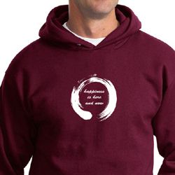 Mens Yoga Hoodie Enso Happiness Hoody Mens Yoga Hoodie Enso Happiness Hoody