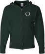 Mens Yoga Hoodie Enso Pocket Print Full Zip Hoody
